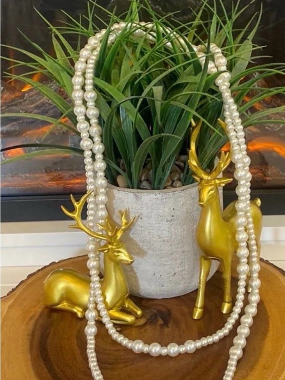 Costume Single Row Necklace That Can Be Doubled